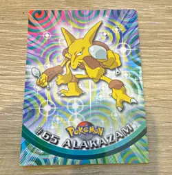 Topps Pokemon TV Animation Edition Alakazam #65 English 1999 Card - Image 1