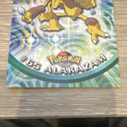 Topps Pokemon TV Animation Edition Alakazam #65 English 1999 Card - Image 3
