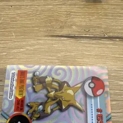 Topps Pokemon TV Animation Edition Alakazam #65 English 1999 Card - Image 5