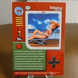 Topps Pokemon TV Animation Edition Non-Sport Trading Card Misty TV3 English 1999 - Image 4
