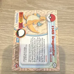 Topps Pokemon TV Animation Edition Dragonite #149 English 1999 - Image 4