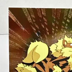 NM Topps Animation Edition Arcanine #59 Pokemon black label Trading Card 1999 - Image 2