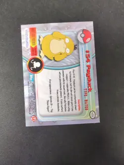 Psyduck #54 Pokemon 1999 Topps TV Animation Edition Blue Label Vlp - Image 2