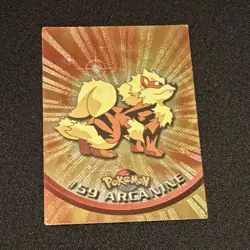 Topps 1999 TV Animation Edition Arcanine [Foil] #59 English Pokemon - Image 1