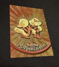 Topps 1999 TV Animation Edition Arcanine [Foil] #59 English Pokemon - Image 2