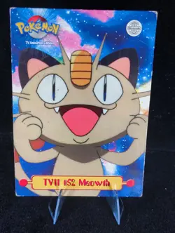 TOPPS Pokemon TV11 #52 Meowth TV Animation Edition TOPSS Card - Image 1