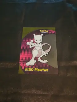 Pokemon TCG Mewtwo #150 Topps 1999 TV Animation Edition NM ￼ - Image 1