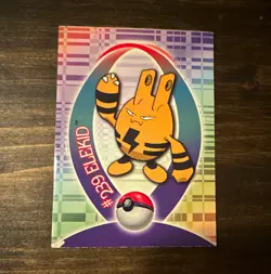 Topps Pokemon TV Animation Edition Elekid #239 59/62 Sticker card English 2001 - Image 1