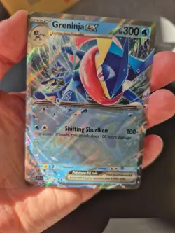 Pokemon TCG Stellar Crown Greninja EX Double Rare Card 041/142 Near Mint - Image 3