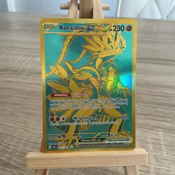 Pokemon TCG Koraidon EX Hyper Rare Card Paldean Fates 245/091 - Image 1