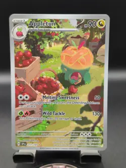 Appletun 211/191 Illustration Rare Surging Sparks Pokemon TCG Holo Near Mint - Image 2