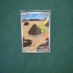 Pokemon Card TCG - Larvitar 203/197 Illustration Rare Obsidian Flames Near Mint - Image 1