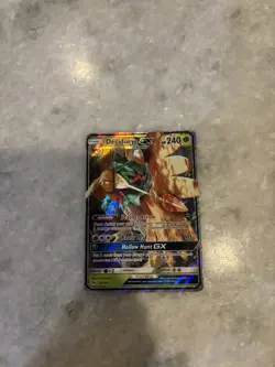 Pokemon TCG Decidueye GX 12/149 Sun & Moon Base Set Ultra Rare NM - Image 1