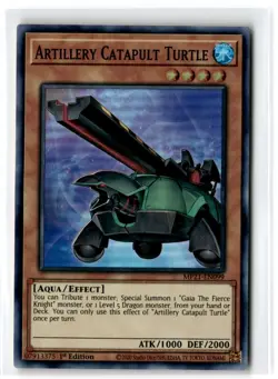 2021 Tin of Ancient Battles Artillery Catapult Turtle #MP21-EN099 Super Rare - Image 1