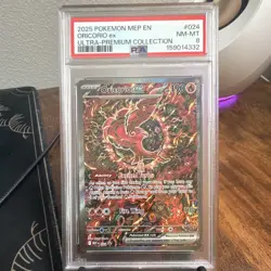 Pokemon TCG Oricorio ex PSA 8 024 Me: Mega Evolution Promo Holo EN 2025 - Image 1