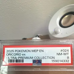 Pokemon TCG Oricorio ex PSA 8 024 Me: Mega Evolution Promo Holo EN 2025 - Image 2
