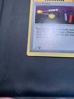 Pokemon TCG Base Set Shadowless 1st Edition Item Finder Card 74/102 - Image 2