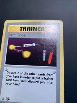 Pokemon TCG Base Set Shadowless 1st Edition Item Finder Card 74/102 - Image 4