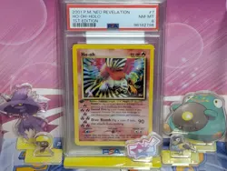 Ho-oh 7/64 1st Edition Holo Rare Neo Revelation Pokemon Tcg PSA 8 NM-MT - Image 1