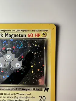 Dark Magneton 11/82 Team Rocket Pokemon NM 1st Edition Holo SWIRL TCG - Image 4