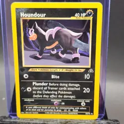 Pokemon TCG Houndour 39/75 Uncommon (1st Edition) Neo Discovery NM-VLP - Image 1