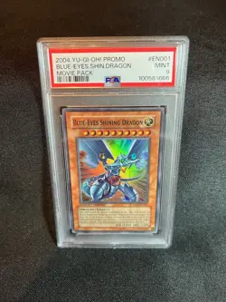 Yugioh Blue Eyes Shining Dragon MOV - EN001 Super Rare LIMITED EDITION PSA 9 - Image 1