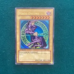 Yugioh Dark Magician 1st Edition Spanish Biy Lp - Image 1