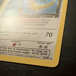 Pokemon TCG Team Rocket Set Dark Dragonite 22/82 Rare NON-HOLO 1st Edition - Image 5