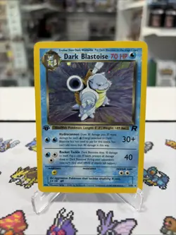 Pokemon TCG Dark Blastoise Holo Rare 1st Edition 3/82 - Image 1