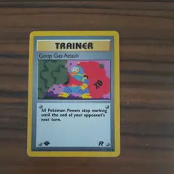 Pokemon TCG Goop Gas Attack Team Rocket 1st Edition 78/82 N/M - Image 1