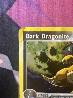 Dark Dragonite 15/109 Pokemon Card EX Team Rocket Returns Holo Rare damaged - Image 4