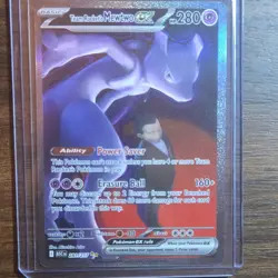 Pokemon TCG Team Rocket's Mewtwo ex 281/217 Ascended Heroes SIR - Image 1
