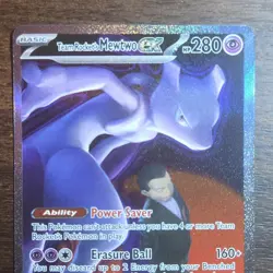 Pokemon TCG Team Rocket's Mewtwo ex 281/217 Ascended Heroes SIR - Image 3