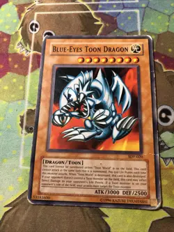 Yugioh x1 Blue-Eyes Toon Dragon (Common SDP-020) (Heavy Play!) - Image 1