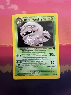 Pokemon Card Dark Weezing Team Rocket Holo Rare 14/82 Near Mint - Image 1