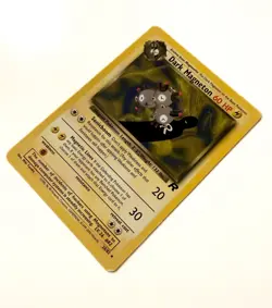 Dark Magneton 28/82 Team Rocket Pokemon Card WOTC Rare Non Holo MP Vintage - Image 3
