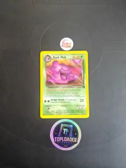 Pokemon Dark Muk TCG Team Rocket Card 41/82 LP - Image 1