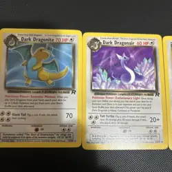 Pokemon TCG Dark Dragonite Card 22/82 Unlimited Non-Holo, Team Rocket Series - Image 1