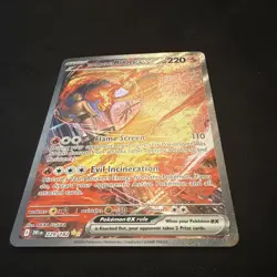 Pokemon TCG Team Rocket’s Moltres ex 229/182 SV10 SIR Holo EN 220HP - Image 4