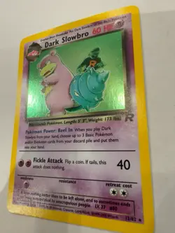 Pokemon Team Rocket Holo Dark Slowbro 12/82 & Dark Magneton 11/82 WOTC 2000 - Image 2