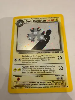 Pokemon Team Rocket Holo Dark Slowbro 12/82 & Dark Magneton 11/82 WOTC 2000 - Image 4