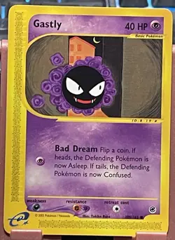 Gastly - Pokemon TCG Expedition E-Card 109/165 Non Holo Common - Image 1