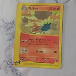 Pokemon TCG Quilava Non-Holo Uncommon Expedition Base Set E-reader 91/165 NM - Image 1