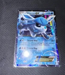 The Pokemon Company Glaceon EX 20/124 Fates Collide Ultra Rare Holo ENG 170HP NM - Image 1