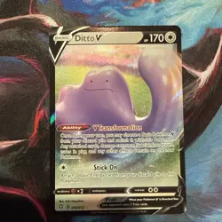Ditto V 050/072 Shining Fates Holo. Pokemon Tcg. English. Near Mint Condition. - Image 1