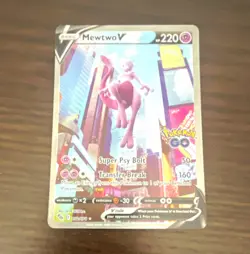 The Pokemon Company Mewtwo V 072/078 Pokemon GO Ultra Rare Holo English 2022 - Image 1