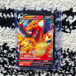 Charizard V 017/078 Pokemon GO Ultra Rare Holo 220 HP English - Image 1