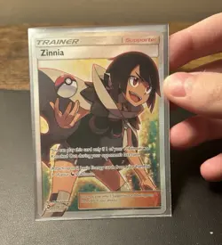 The Pokemon Company Zinnia 70/70 Dragon Majesty Full Art Ultra Rare Holo English - Image 1