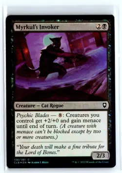 FOIL Myrkul's Invoker Baldur's Gate Common - MTG Magic the Gathering Card - Image 1