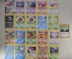 Pokemon TCG Vintage 21-Card Lot ENG Multiple Sets - Image 1